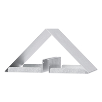 Mangeoire à oiseaux triangulaire en métal, résistante aux intempéries, réglable, à suspendre, pour décoration extérieure JH-Mech