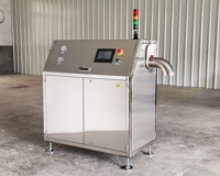 Petite machine à glace sèche commerciale Hitachi GB-50 en acier inoxydable 304, contrôlée par PLC, moteur personnalisable, capacité adaptable