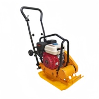 Compacteur à plaques LONGSHUN LS-60 à essence 5,5 CV 65 kg, vibratoire pour asphalte, à couple élevé