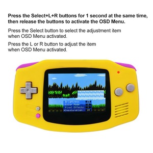 Hispediडो v5 लैमिनेटेड ips Lcd 720x480 बैकलाइट किट के साथ गेम बॉय एडवांस Gba - Product Image 5