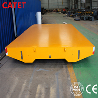 Plateforme de transfert sur rail basse tension 48V 2t 5t 20t 25t CE pour le transport de matériaux de construction, chariot de transfert guidé sur rail