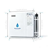 Sistem Filter Air Reverse Osmosis di Bawah Wastafel dengan Filter UV Pemurni Air dan Fungsi Self-Priming untuk Tekanan Air Rendah