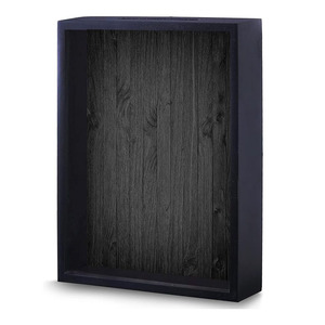 Caja de sombra de madera negra, vitrina de 10X8, escaparate para tapas de botellas, talones de billetes de avión, cajas de almacenamiento de recuerdos - Product Image 1