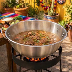 Wholesale 5 Size Optional Frying <b>BBQ</b> Extra Big Stainless for Outdoor Gas Stove - Product Image 4