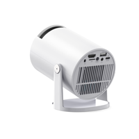 Mini Proyector de Cine en Casa HY300 con LED Integrado 480P Portátil para Teléfonos Móviles y Televisores Incluye Pantalla de Proyección