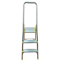 Échelle pliante légère antidérapante en aluminium pour usage domestique, échelle pliable épaissie pour entrepôt, escalier et utilisation extérieure en salle de sport
