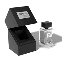 Bouteille de Parfum en Verre Vide Transparent de 50 ml avec Bouchon à Sertir, Conception Professionnelle OEM ODM, Étiquettes Personnalisées
