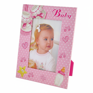 Cornice per Foto Bambina Personalizzata Formato A4 in Plastica e Metallo per Regali Cornice per Dipinti - Product Image 2