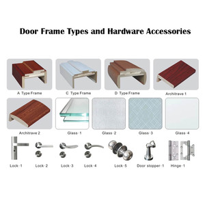 Gujia PVC <span class=keywords><strong>MDF</strong></span> cửa Khắc nội thất cửa ra vào cho phòng ngủ với khung đơn giản và Elegent Chất lượng thiết kế Hứa hẹn rắn cửa gỗ - Product Image 6