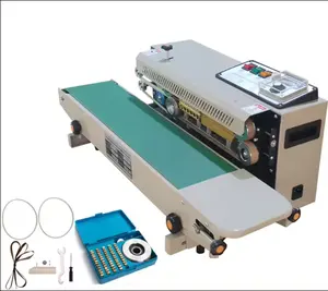 Horizontal Band Plastic Bags Heat Sealer Sealing Machines Continuous Band Vertical foodstuffs low prices easy operation