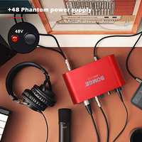 Mélangeur Audio en direct BMG-11S avec Interface d'enregistrement utilisé pour les chansons de karaoké