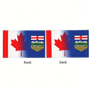 12x18 Inch Double Sided Alberta Canada Car Window <b>Flags</b> for Car Trucks - Product Image 4