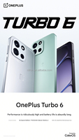 Version chinoise originale du téléphone portable Oneplus Turbo 6 5G, écran AMOLED de 6,78 pouces à 165 Hz, processeur Snapdragon 8s Gen4, batterie de 9000 mAh, NFC