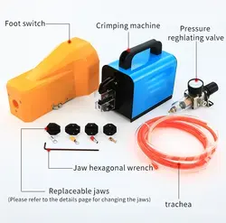 WD-16M mesin crimping terminal penekan dingin, dengan tang crimping pneumatik terlaris