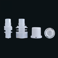 Bouchon en plastique PE de 8,6 mm à double fente pour assaisonnement alimentaire, avec bec verseur, étanche, recyclable et respectueux de l'environnement
