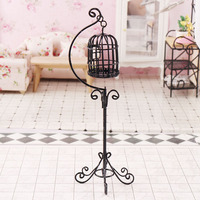 Jouet alimentaire miniature cage à oiseaux Mini modèle 1:12, scène vivante de maison de poupée, maison de poupée jouant maison bricolage