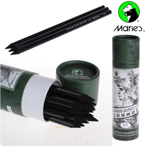Maries Professional Full Wood Stick Soft Charcoal Pen Croquis peint à la <span class=keywords><strong>main</strong></span> pour <span class=keywords><strong>dessin</strong></span> en métal Croquis au <span class=keywords><strong>fusain</strong></span> Fournitures d'art - Product Image 2