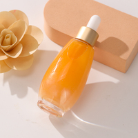 Flacon compte-gouttes en verre de luxe pour cosmétiques, flacon en verre pour huile essentielle 50 ml, fabricants de flacons compte-gouttes en verre pour cosmétiques