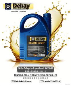 Lubrificante industriale Dekay-olio compressore completamente sintetico. Grado di viscosità SN5w-30 dimensioni dell'imballaggio: 1L e 4L. - Product Image 6