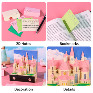 Bloc de notas 3D personalizado, <span class=keywords><strong>calendario</strong></span> de notas adhesivas, Bloc de notas de papel de la Catedral de San Martín, papelería, decoración de escritorio, regalo de cumpleaños y Navidad - Product Image 6