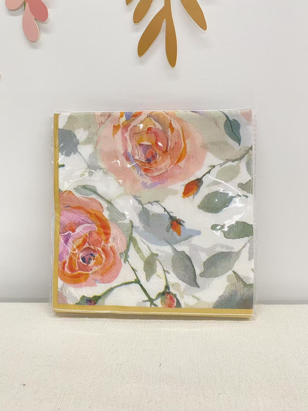 Servilleta beige 33*33cm * 16 piezas