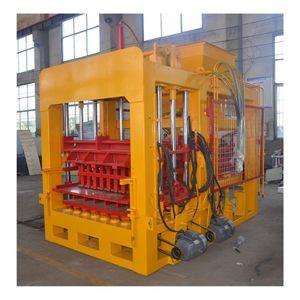 QT7-15 Fully Automatic Interlocking Concrete Hollow Brick Fly Ash Block Making Machine Engine Pump High Efficiency ISO9001/CE - Product Image 3