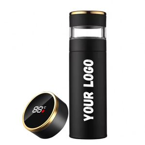 Custom Logo Printed Smart Water Bottle <b>Thermos</b> Tumbler Promotion Corporate Activity Business Gift Digital Vacuum Flasks - Product Image 1