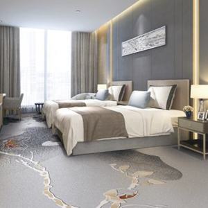 Chine fabricant 100% Nylon hôtel couloir tapis Machine tufté ignifuge impression lavable <span class=keywords><strong>mur</strong></span> <span class=keywords><strong>mur</strong></span> motif pour un usage domestique - Product Image 2