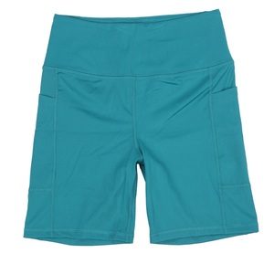 OEM ODM Personnalisé 75% nylon 25% élasthanne Mode décontractée Fitness Sports Shorts en tricot pour femmes - Product Image 1