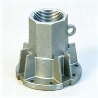 Boîtier de bride en métal moulé sur mesure de haute qualité avec filetage interne, pièces de machines industrielles, composants moulés durables