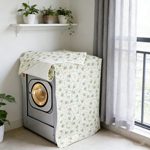 Funda Moderna para <span class=keywords><strong>Lavadora</strong></span> de PEVA con Diseño Personalizable - Impermeable y Ecológica, a Prueba de Polvo, para Uso en Baños con Carga Frontal/ <span class=keywords><strong>Superior</strong></span> - Product Image 1