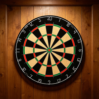 Private Label Self Recover Sisal Dartboard Darten, eng gewebte Fasern, passend zum Wandschutz, Pub-Match, professionelle Dart-Sets