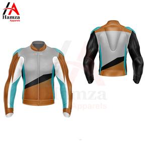 2025 último diseño chaqueta de cuero de moto de calidad superior al por mayor a prueba de viento característica Servicio OEM chaqueta de moto personalizada - Product Image 3