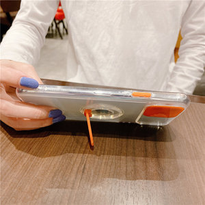 Custodia protettiva per telefono <span class=keywords><strong>con</strong></span> supporto per anello di <span class=keywords><strong>protezione</strong></span> per <span class=keywords><strong>iPhone</strong></span> <span class=keywords><strong>12</strong></span> 11 13 <span class=keywords><strong>Pro</strong></span> <span class=keywords><strong>Max</strong></span> XR XS <span class=keywords><strong>Max</strong></span> X 7 8 Plus 13, paraurti antiurto <span class=keywords><strong>Cover</strong></span> posteriore trasparente - Product Image 3