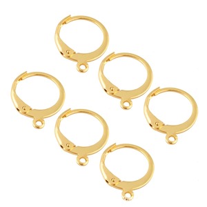 Jewelry Making Accessories High Quality Silver Pvd Gold 12mm Earring Findings <strong>Connectors</strong> Jewelry Stainless Steel Earring <strong>Hook</strong> - Product Image 4