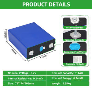 Grade A Lifepo4 <strong>Battery</strong> Cells 3.2v 320Ah 314Ah 280Ah 230Ah 120Ah 105Ah 50Ah Prismatic Lithium <strong>Battery</strong> Lithium Ion <strong>Batteries</strong> - Product Image 3
