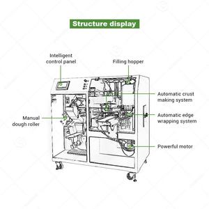 Đầy đủ tự động 220V động cơ <span class=keywords><strong>chapati</strong></span> samosa cà ri bánh bao máy Làm-Công suất cao sử dụng thương mại - Product Image 4