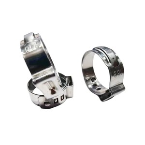 Tianyao Single Ear <b>Hose</b> <b>Clamp</b> 11.9-39.6mm Stainless Steel 304 Quick Install For Water Oil Gas Pipe - Product Image 1