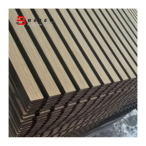 BEIEN panneau <span class=keywords><strong>acoustique</strong></span> Absorption <span class=keywords><strong>acoustique</strong></span> déco panneau mural salle d'exposition décoration murale panneau de placage en bois naturel - Product Image 2