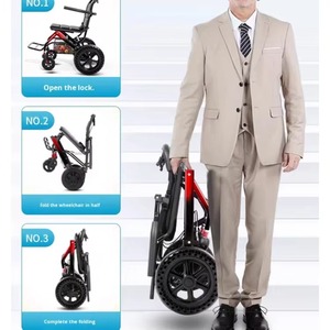 Foldable Wheelchair Mobility Scooter Portable Shopping Basket for Elderly Seniors German-Made Handicapped Scooter - Product Image 3