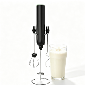 Nuevo Espumador de Leche USB Tipo-C de Carga Rápida con Velocidades Ajustables y Silencioso, con Soporte Metálico Compacto para Batir Huevos y Mezclar Mermelada - Product Image 1
