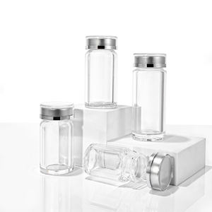 Botella Vacía de 60 ml para Envasado de Suplementos Vitamínicos, Cápsulas, Pastillas, Tabletas, Polvo, Gomitas, Hierbas, Nutrición, Aceite de Pescado, con Tapa - Product Image 3