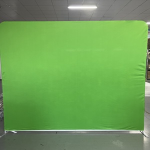 Tùy chỉnh thiết kế 8ft 10ft thẳng Backdrop căng thẳng Vải Xách Tay <span class=keywords><strong>Pop</strong></span> <span class=keywords><strong>Up</strong></span> Backdrop triển lãm thương mại hiển thị Photo Booth Backdrop - Product Image 2