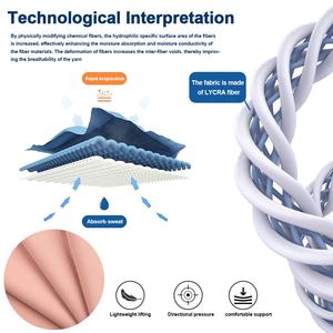 Tissu de maillot de bain en maille respirante de type coton, confortable et doux, tissu pour <span class=keywords><strong>t</strong></span>-<span class=keywords><strong>shirt</strong></span>, sweat-<span class=keywords><strong>shirt</strong></span>, veste, vêtements décontractés - Product Image 5