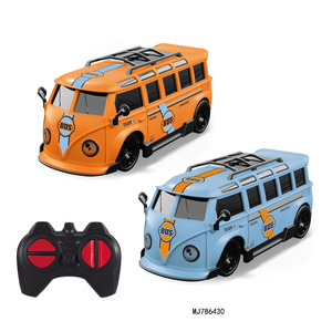 Voiture télécommandée à batterie à l'échelle 1/<span class=keywords><strong>20</strong></span>, <span class=keywords><strong>bus</strong></span> rétro, simulation, véhicule télécommandé 27 MHz, jouet amusant pour enfants - Product Image 2