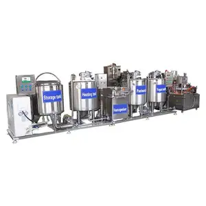 Lowest price Small Scale Cheese Plant 50l Milk Pasteurizer Cheese Butter Make Machine Dairy Process and Machine