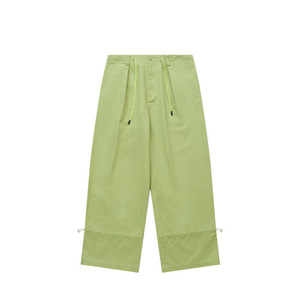Pantalones de Trabajo Holgados de Pierna Ancha con Corte Diagonal, Estilo Informal, para Hombre, Primavera-Verano, Nuevo Producto - Product Image 5