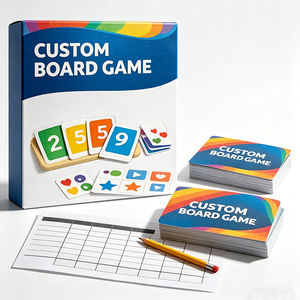 Vietnam Experienced OEM Board Game Maker with Custom Printing Paper Cards Game Wholesale Family Party Entertainment - Product Image 1