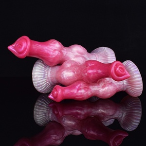 Multi Color Dog <b>Dildo</b> Silicone Anal Beads With Sucker Adult 18 Butt Plug Female Massage Strapon <b>Dildo</b> for Women - Product Image 4