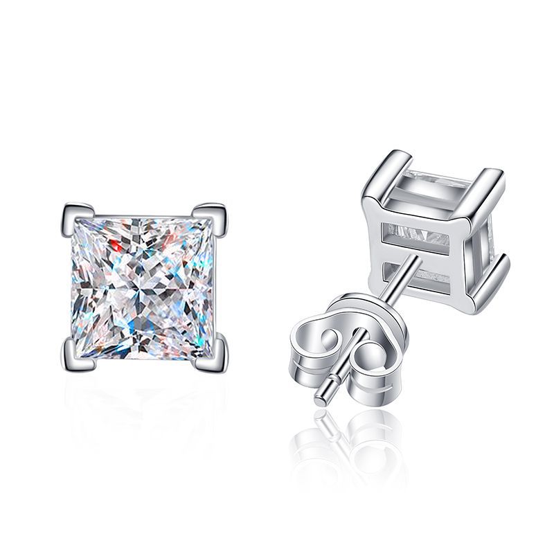 square earrings for men